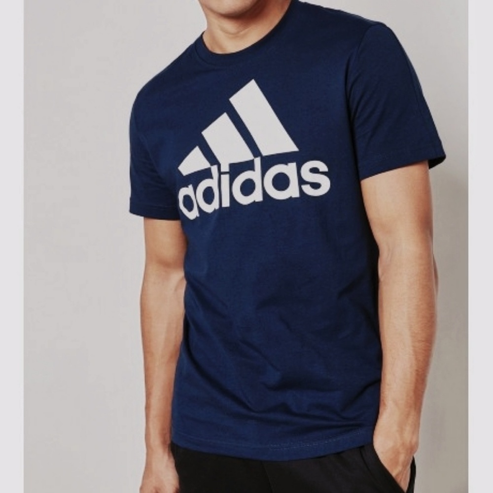 ADIDAS ATHLETICS UNISEX BADGE OF SPORT LOGO TEE 🏁